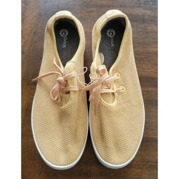 NWOT AllBird's Mens sz 13 Yellow Tree Skippers 115666