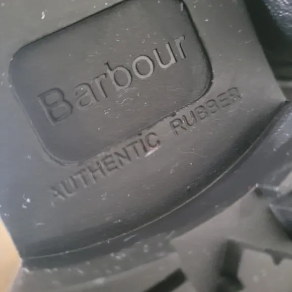 NWOT BARBOUR MARINA Ladies Black LEATHER Ankle Boots 7.5
