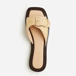NWOT Callie RAFFIA buckle strapsize 10