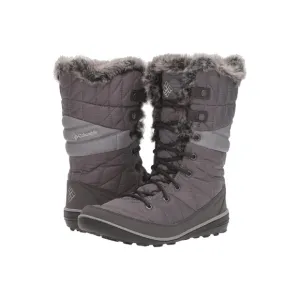 NWOT Columbia Sportswear Women's Heavenly Omni-Heat Lace Up Black Winter Boots 8