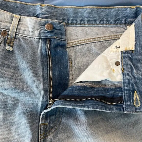 NWOT R13 Rose Baggy Shorts Stevie Light Blue Jeans Size 30 Frayed Distressed