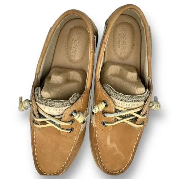 NWOT Sperry Womens Rosefish 3 Eye Boat Comfort Shoes Brown Size 8