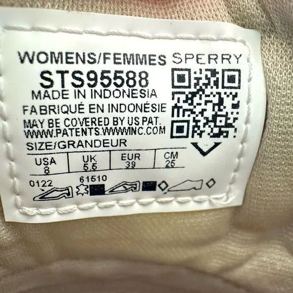 NWOT Sperry Womens Rosefish 3 Eye Boat Comfort Shoes Brown Size 8