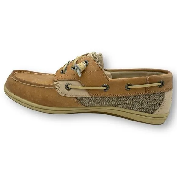 NWOT Sperry Womens Rosefish 3 Eye Boat Comfort Shoes Brown Size 8