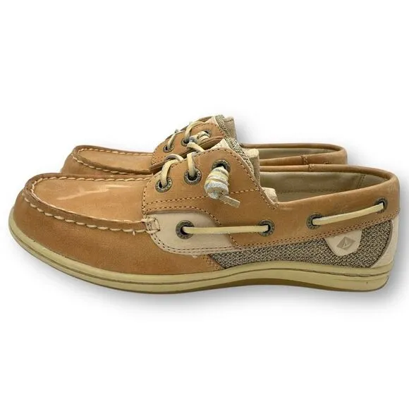 NWOT Sperry Womens Rosefish 3 Eye Boat Comfort Shoes Brown Size 8