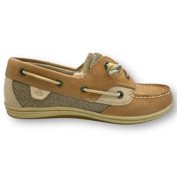 NWOT Sperry Womens Rosefish 3 Eye Boat Comfort Shoes Brown Size 8