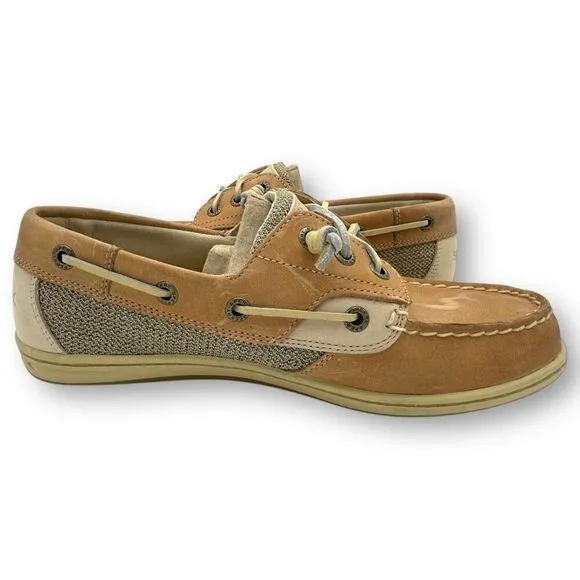 NWOT Sperry Womens Rosefish 3 Eye Boat Comfort Shoes Brown Size 8
