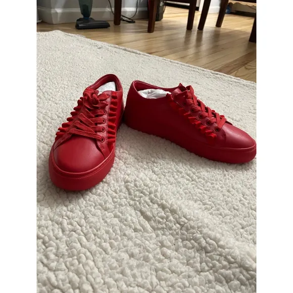 NWOT Women's Tory Sport Red Sneakers Size 7