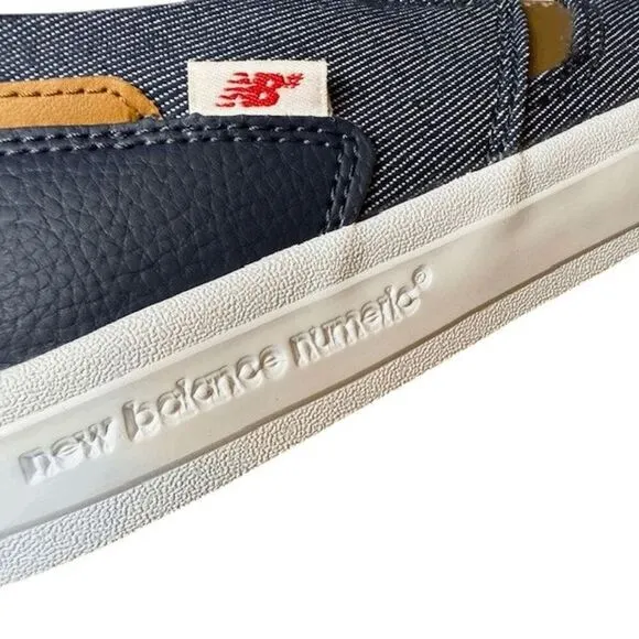 NWOT New Balance Numeric Men's Jamie Foy 306 Abzorb Laceless Denim Blue Size 9.5