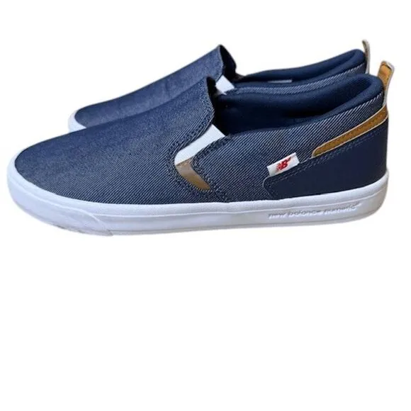 NWOT New Balance Numeric Men's Jamie Foy 306 Abzorb Laceless Denim Blue Size 9.5