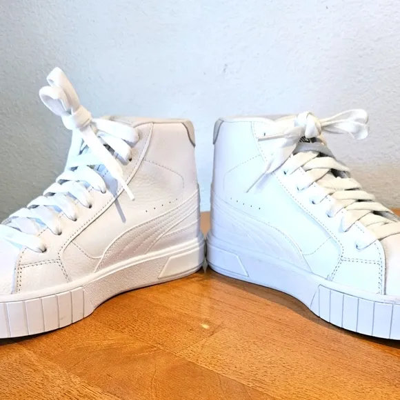 NWOT's! - PUMA - White  Cali Star Mid Womens Sneaker - Size 8.5