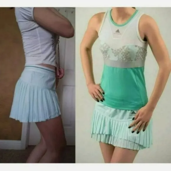 Nwt Adidas Stella McCartney Pleated Tennis Skirt Skort Shorts M Medium