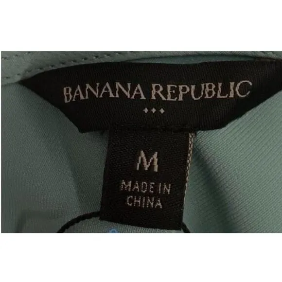 NWT Banana Republic Satin Slip Dress - Elegant Sage Green, Size M $150
