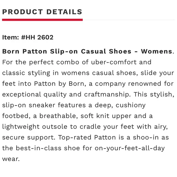 NWT Born Patton Slip-On Shoes