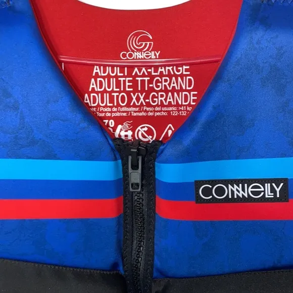 NWT!! CONNELLY PURE NEO LIFE JACKET VEST SIZE 2XL NWT 48&quot;-52&quot; CHEST Over 90 lbs
