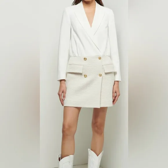 NWT - DEREK LAM CHIARA BLAZER DRESS - SIZE 0 -6366