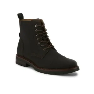 NWT DOCKERS Mens Black Lightweight Rawls Round Toe Lace-Up Boots Shoes 9.5 M