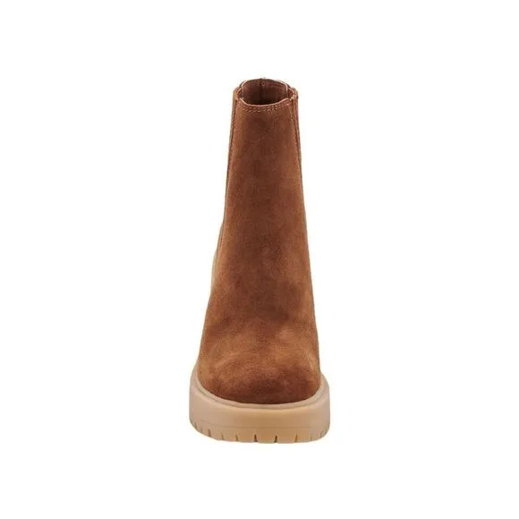 NWT DOLCE VITA CASTER H20 WATERPROOF LUG SOLE PLATFORM BOOTIES WOMENS SIZE 10
