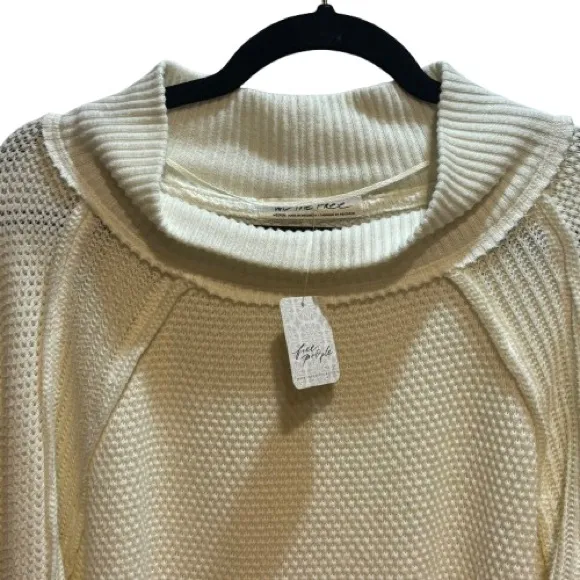 NWT Free People She’s A Keeper Cowl Neck Tunic Sweater Frenchnilla Size S