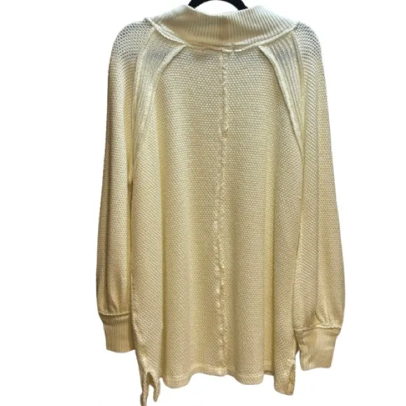 NWT Free People She’s A Keeper Cowl Neck Tunic Sweater Frenchnilla Size S
