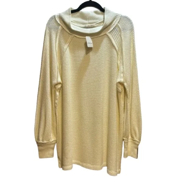 NWT Free People She’s A Keeper Cowl Neck Tunic Sweater Frenchnilla Size S