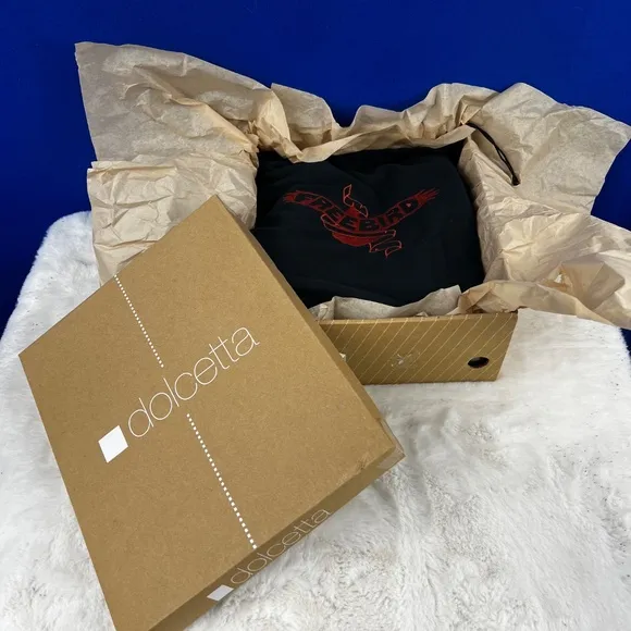 •NWT |•FREEBIRD BY STEVEN•| 'Marlon' Mary Jane Navy Blue Croc Shoes Size 10