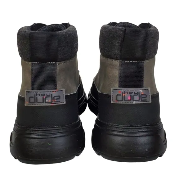 NWT Hey Dude duke eco shield lace up winter boots chocolate outdoor lightweight