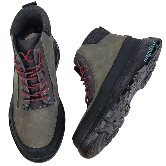 NWT Hey Dude duke eco shield lace up winter boots chocolate outdoor lightweight