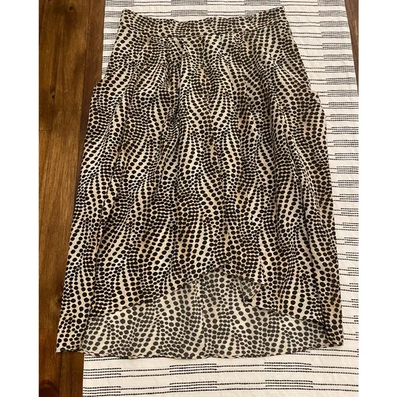 NWT Isabel Marant Abstract Ju Igina Asymmetrical Skirt Silk Pockets