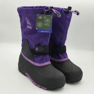 NWT Kamik Waterbug 5 Snow Boots, Purple, Kids' Size 4