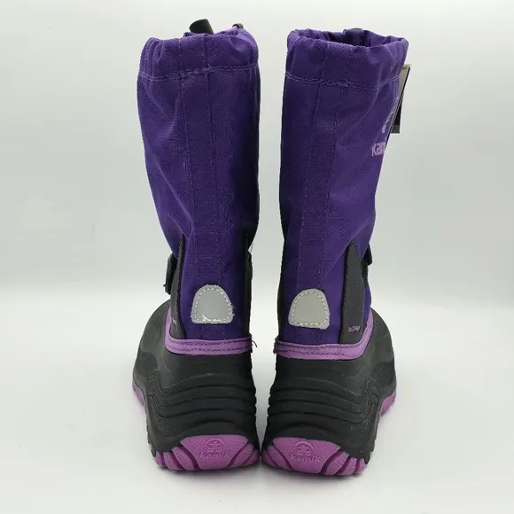 NWT Kamik Waterbug 5 Snow Boots, Purple, Kids' Size 4