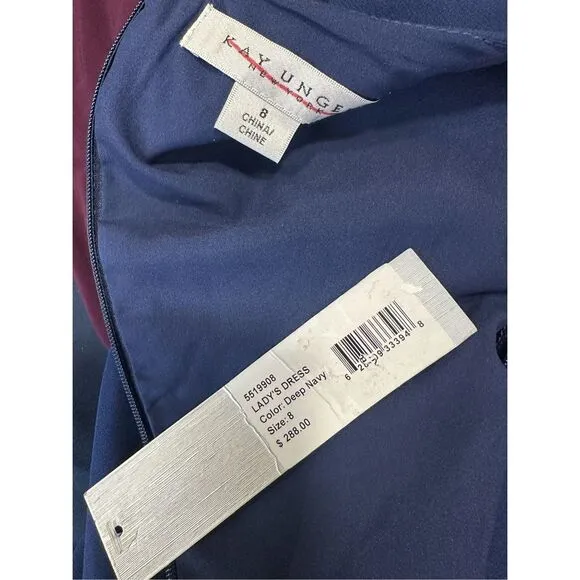NWT KAY UNGER ULA MIDI DRESS SIZE 8 $288