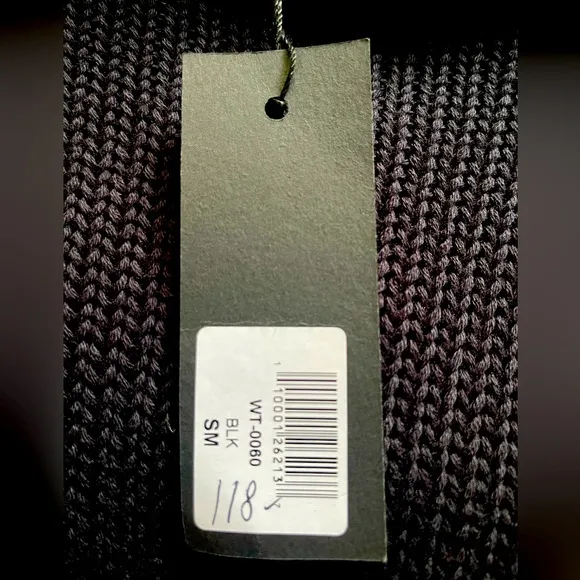 NWT Kozan Size S/M Sweater in Black