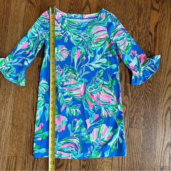 NWT Lilly Pulitzer Mom Dress snd Mini Daughter Matching Dress Blue Fancy Fins
