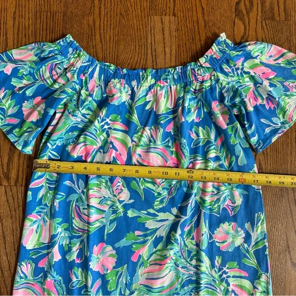 NWT Lilly Pulitzer Mom Dress snd Mini Daughter Matching Dress Blue Fancy Fins