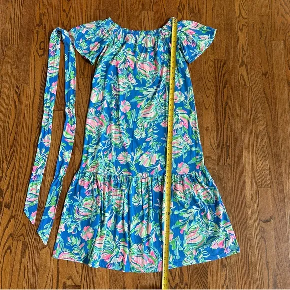 NWT Lilly Pulitzer Mom Dress snd Mini Daughter Matching Dress Blue Fancy Fins