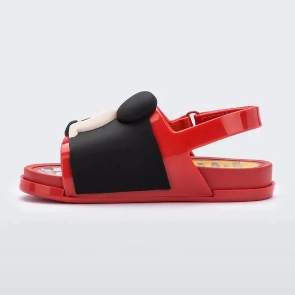 NWT MINI MELISSA | Disney Mickey Mouse Beach Slide Sandals Size 12T Unisex