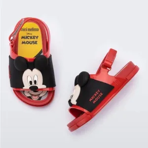 NWT MINI MELISSA | Disney Mickey Mouse Beach Slide Sandals Size 12T Unisex