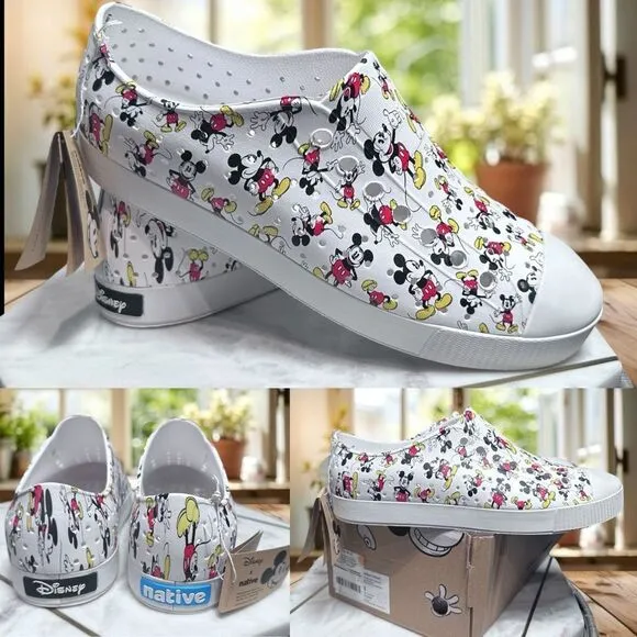NWT Native X Disney Jefferson Mickey Mouse Water Shoes size Mens 11 Women’s 13