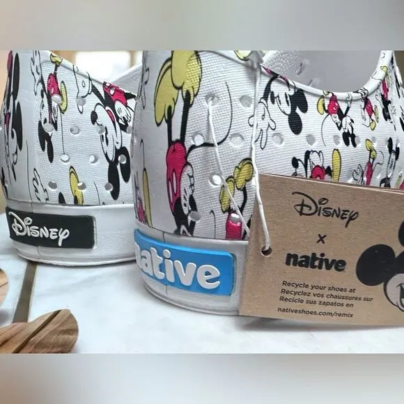 NWT Native X Disney Jefferson Mickey Mouse Water Shoes size Mens 11 Women’s 13