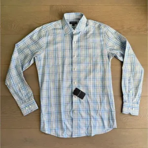 NWT Peter Millar Crown Crafted Beechers Sport Button Down Shirt, SIZE SMALL