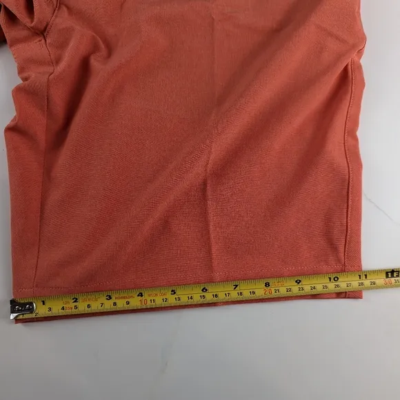 NWT Peter Millar Mens Sz 36 Crown Sport Shackleford Hybrid Shorts Burning Sunset