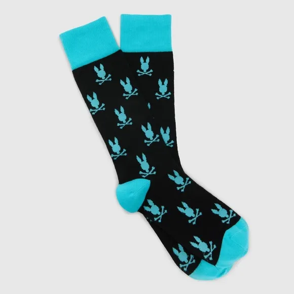 NWT Psycho Bunny Men’s All Over Bunny Dress Sock Box Set/OS