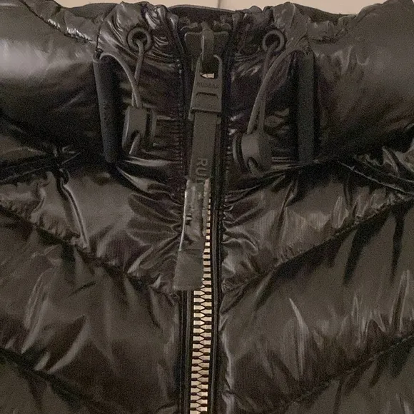 NWT [Rudsak] Limited Edition Cosette C Glossy Down Jacket Black Women's Size XS