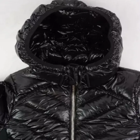 NWT [Rudsak] Limited Edition Cosette C Glossy Down Jacket Black Women's Size XS