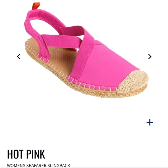 NWT Seastar Seafarer Slingback Shoe in Hot Pink Size 11