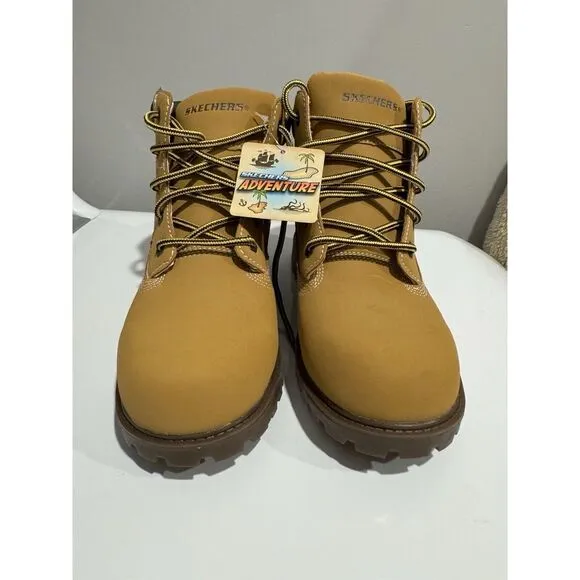 NWT Skechers Mecca Mitigate Boy's - size 5 Hiking Ankle Boots Adventure Outdoors