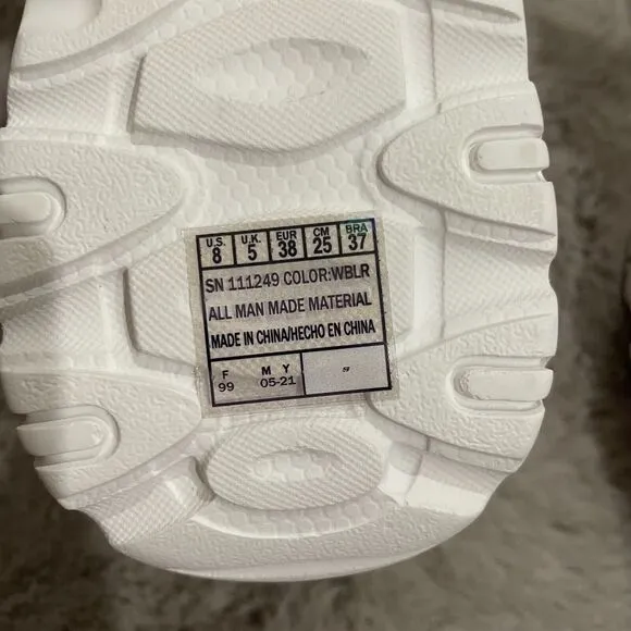 NWT SKECHERS - WOMENS FOAMIES: D'LITES 2 MISS INDEPENDENT SHOES US 8 Beach Water