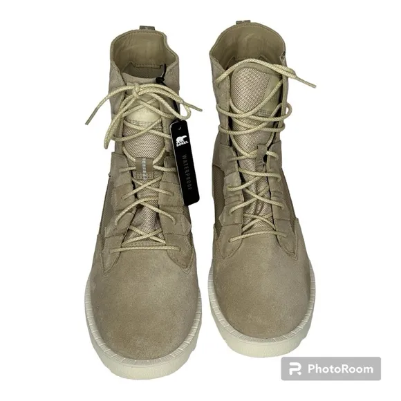 NWT Sorel Caribou OTM WaterProof Ancient Fossil/Chalk Boots Size 11