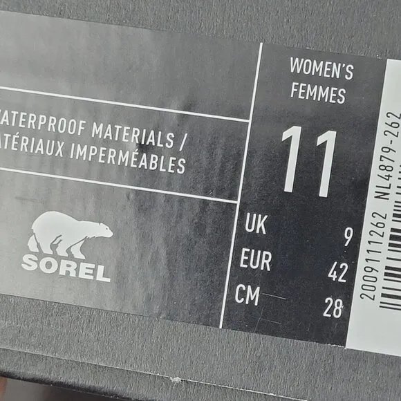 NWT Sorel Womens Hi-Line Lace Boots Tawny Buff Waterproof Size 11 Suede Leather